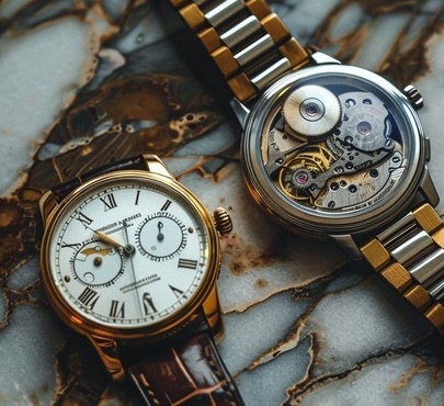 Mens Stainless Steel Quartz Watch: Timeless Elegance and Precision(图1)