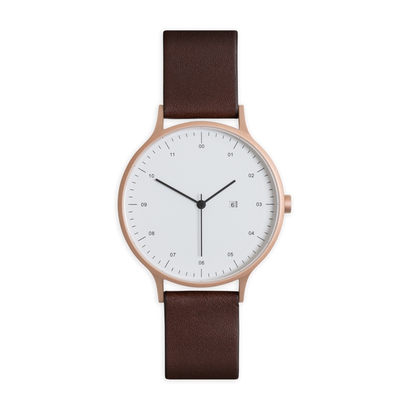 Minimalist Stainless Steel Quartz Watch:
