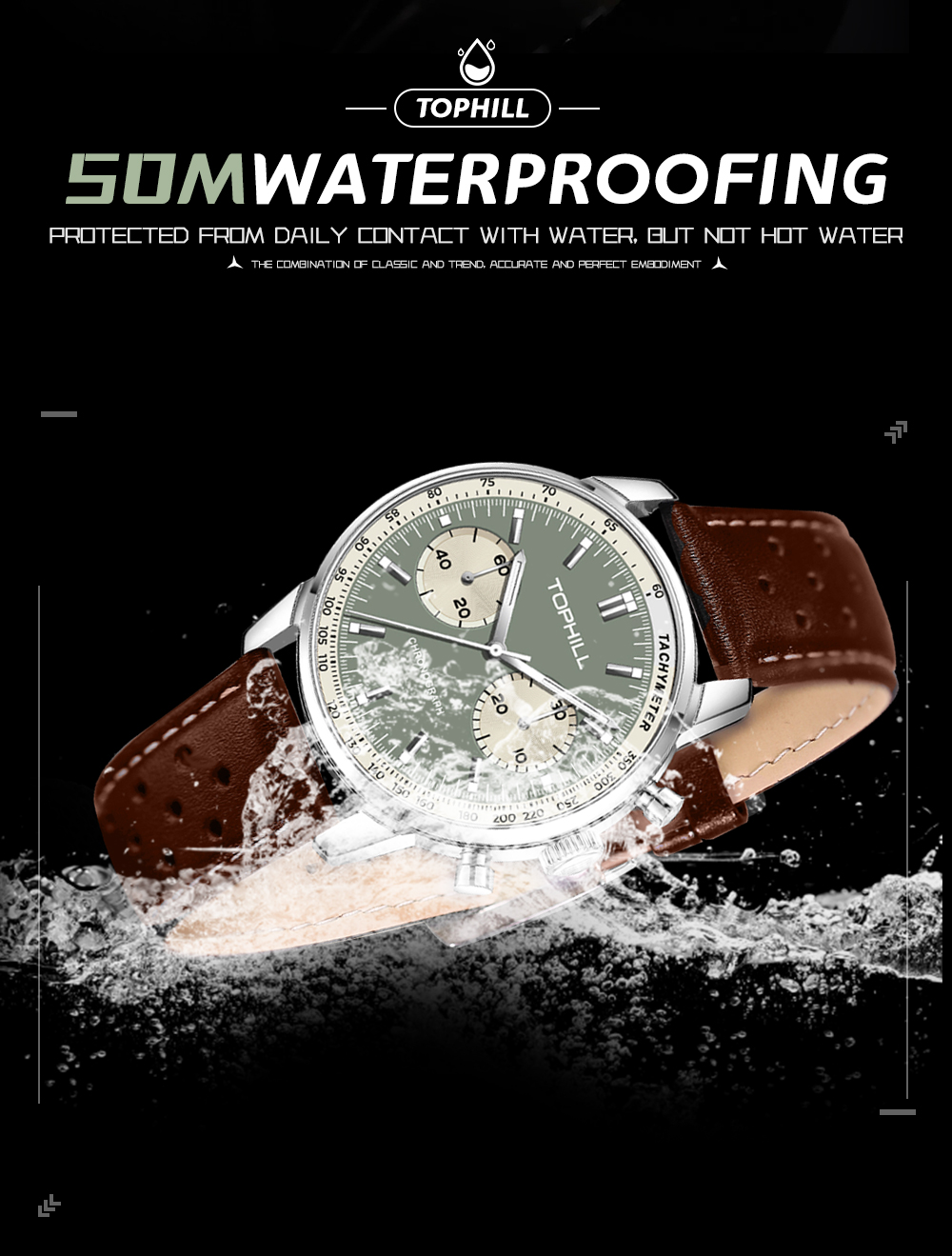 Seagull ST19 movement, mechanical chronograph, 316L steel, sapphire crystal glass—a must-have watch for watch enthusiasts.(图4)