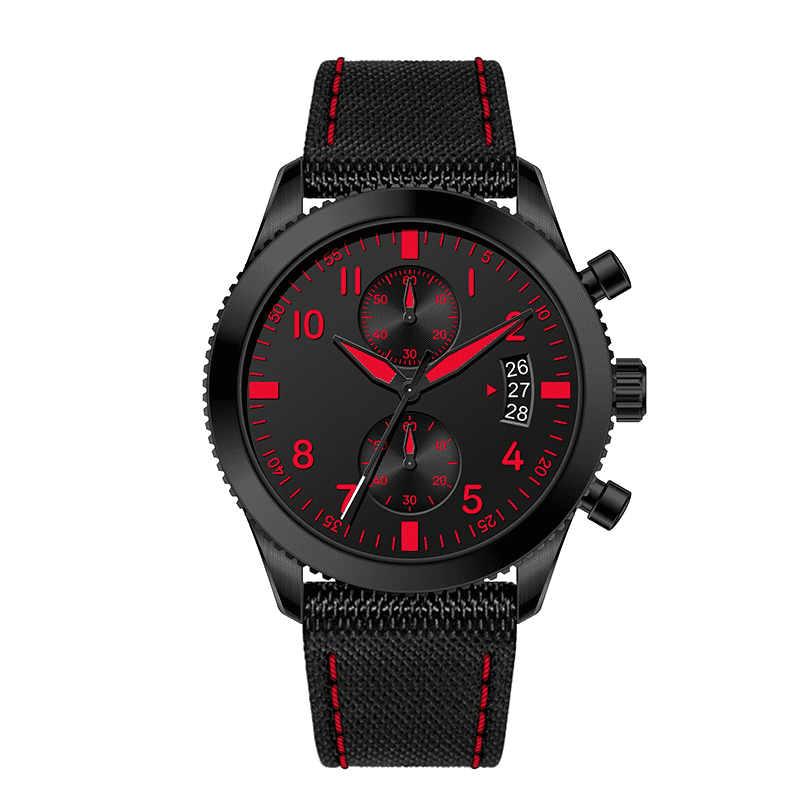 Supertime Stainless Steel Multifunction Chronograph Mens Quartz Watches