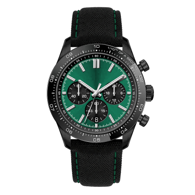 316L Stainless Steel Men's Quartz Watch, 50m Waterproof