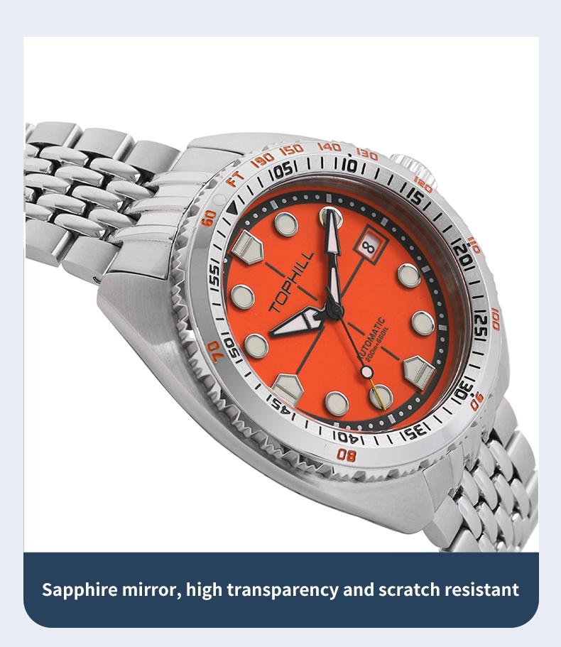 OEM/ODM Custom Logo Men‘s Luxury Automatic Stainless Steel Watch(图3)