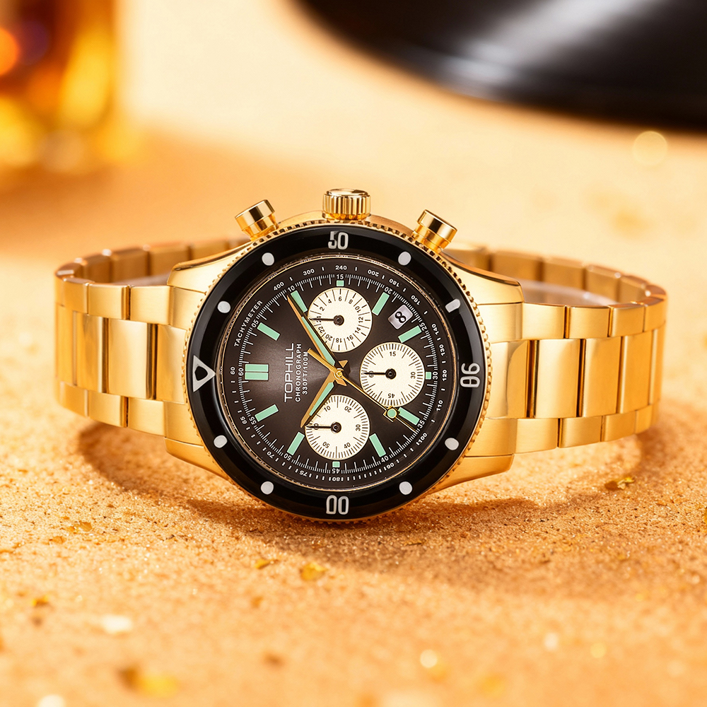 卓越时6.jpg Can a Meca-Quartz Chronograph Deliver Mechanical Feel With Quartz Precision?(图2)